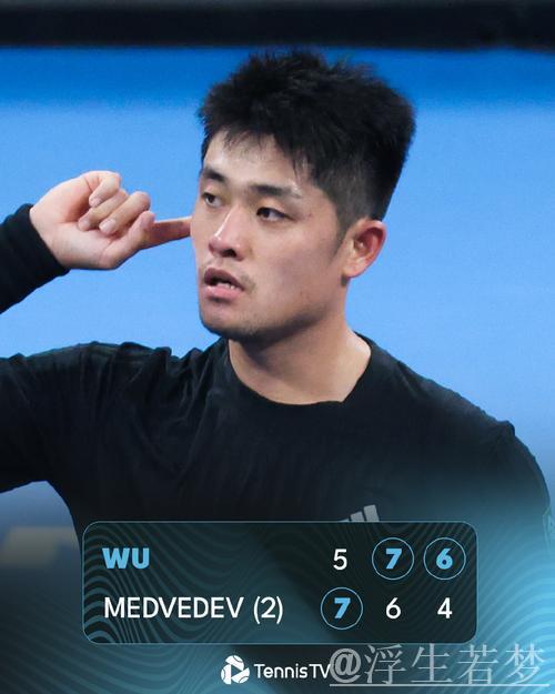 梅德韦杰夫击败吴易昺 梅德韦杰夫击败吴易昺
